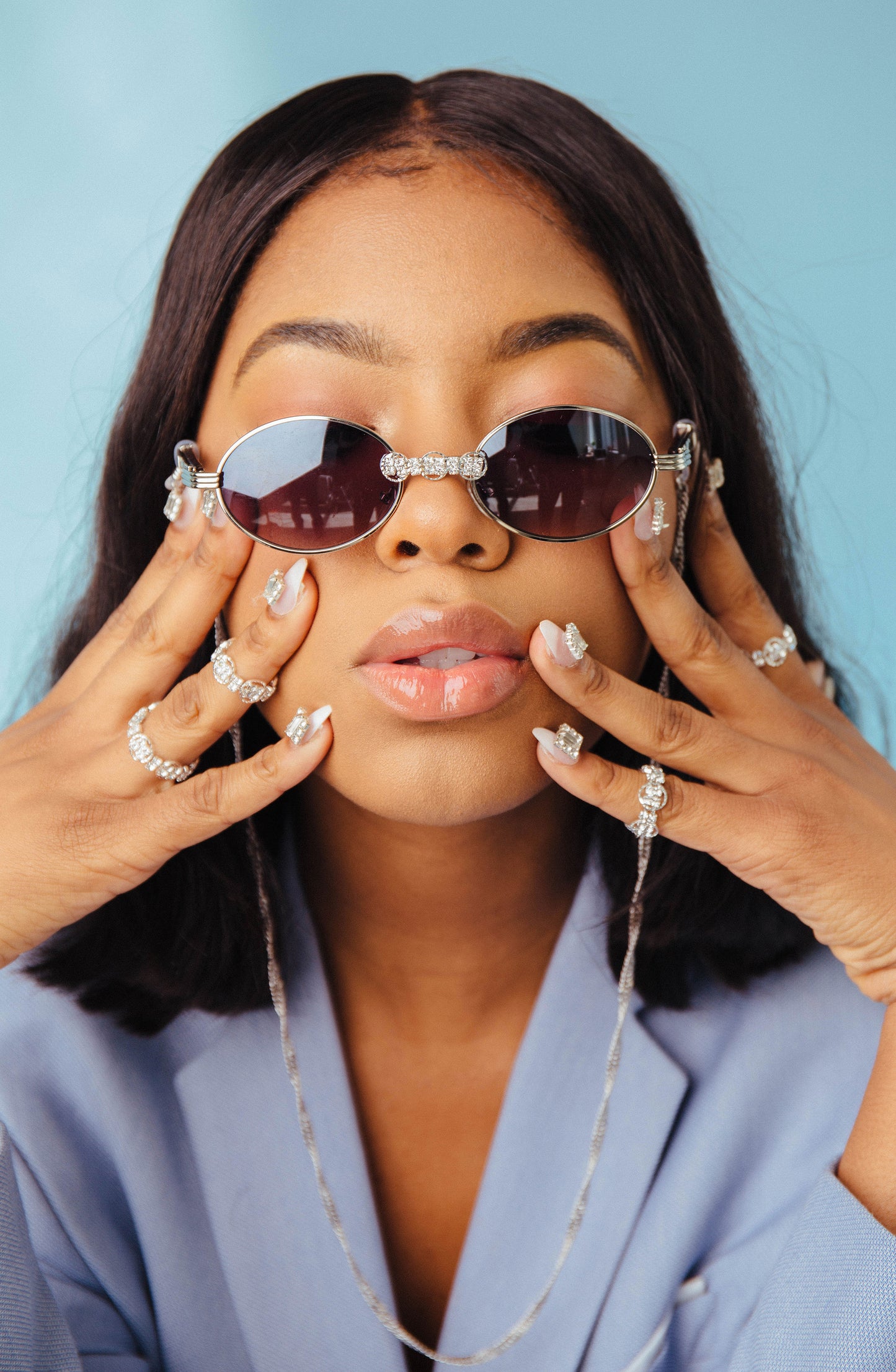 ICONIC VINTAGE SUNNIES: OVALIQUE GOLD FRAME! SUNNIES + OPTICS Sunglasses Collection- NRODA