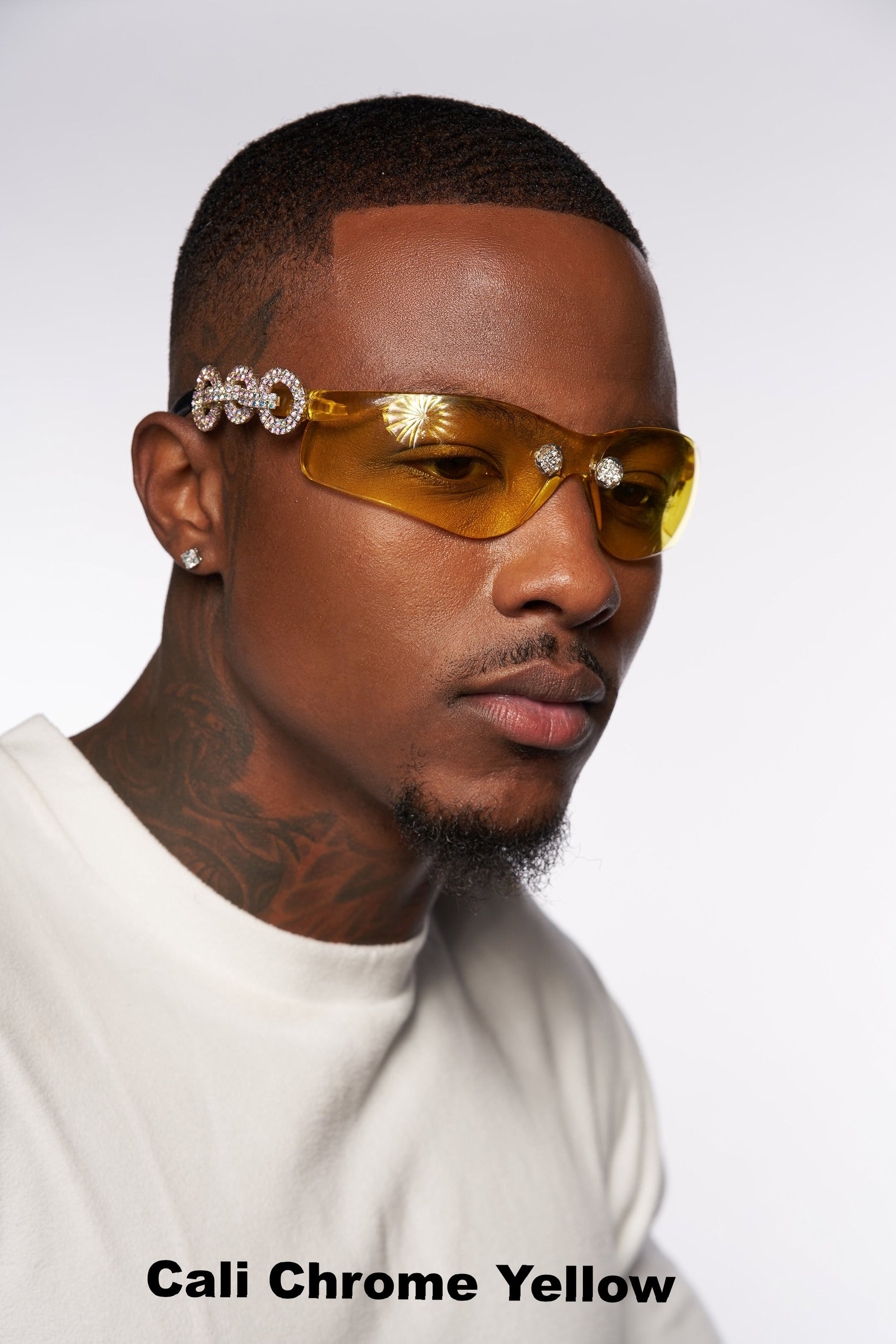 ONE IN A MILLION in Pink Cali Chrome Yellow Lens SUNNIES + OPTICS Sunglasses Collection- NRODA