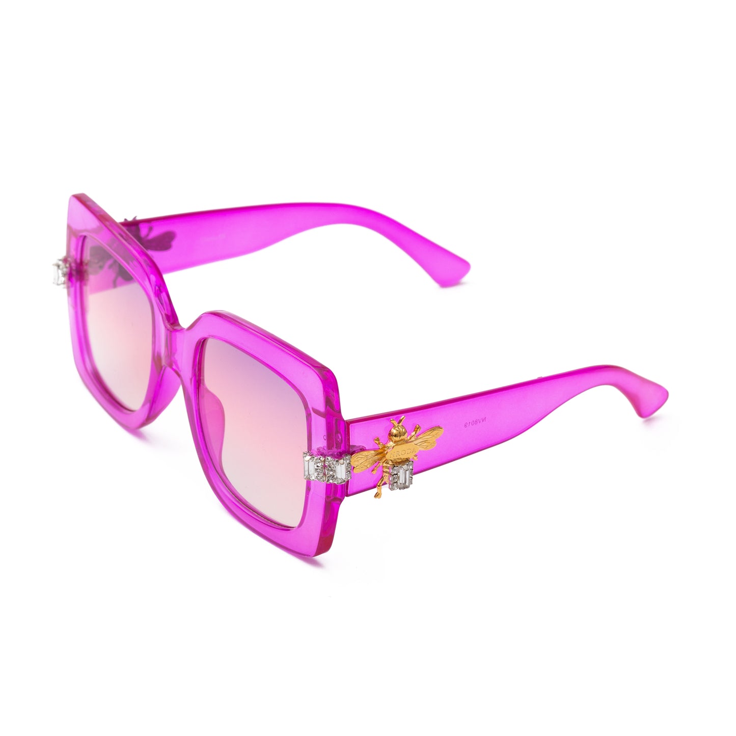 More than enough petite Razz Pink SUNNIES + OPTICS Sunglasses Collection- NRODA