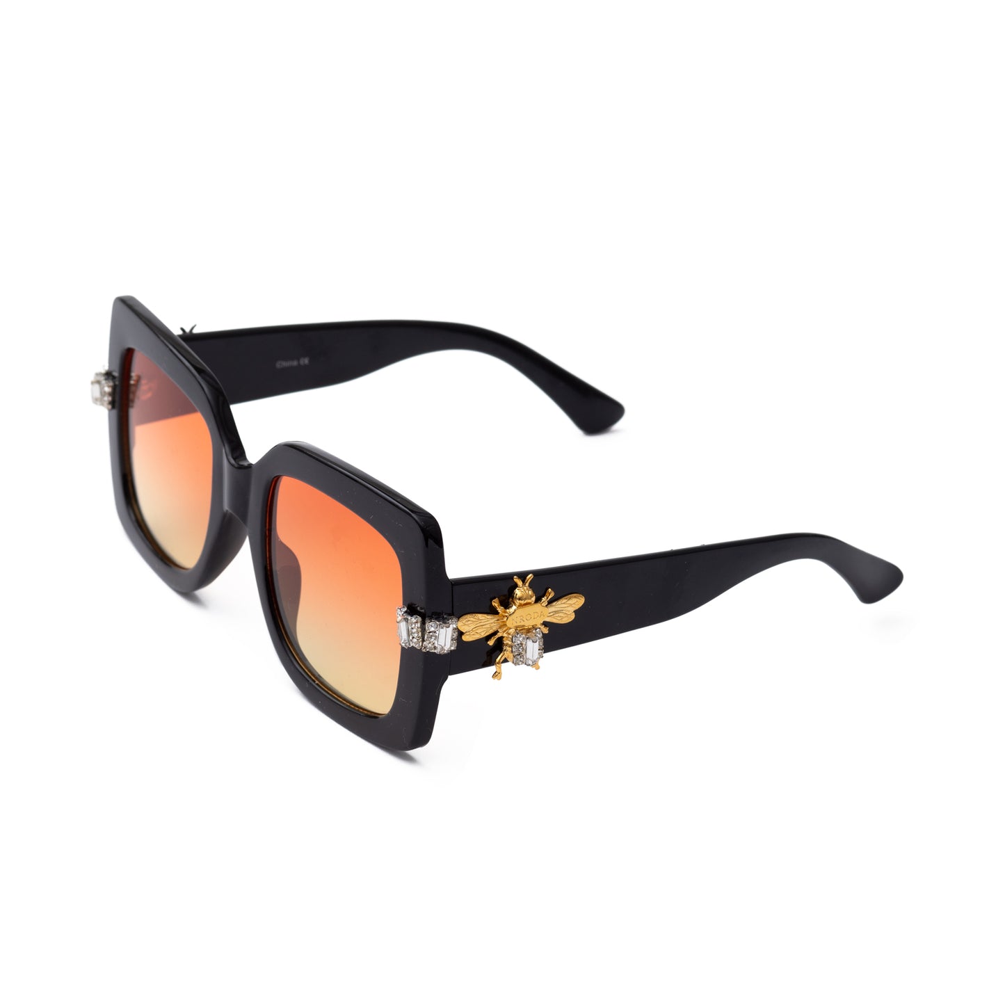 More than enough petite Citrine Orange Gradient SUNNIES + OPTICS Sunglasses Collection- NRODA