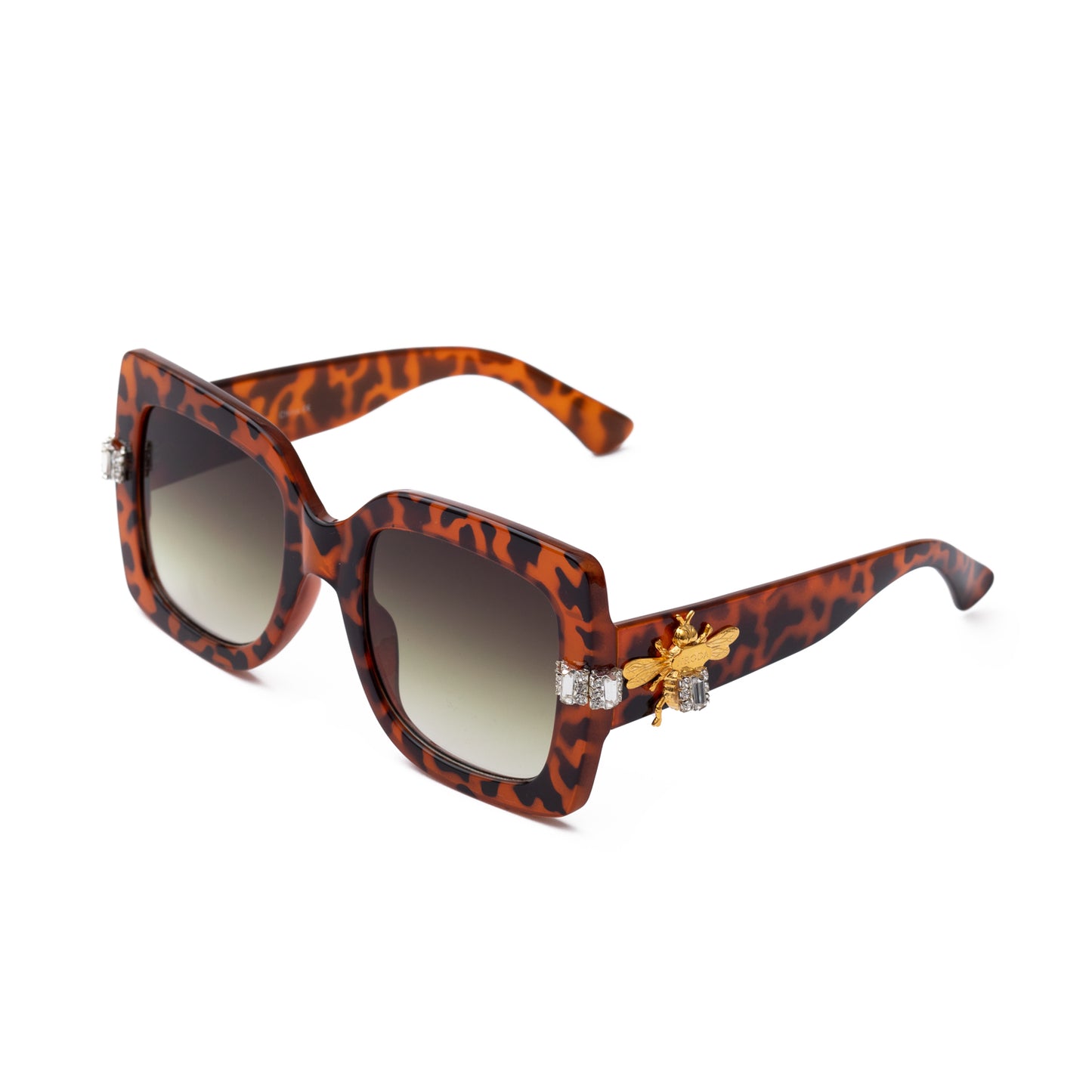 More than enough petite Cocoa brown luxe SUNNIES + OPTICS Sunglasses Collection- NRODA
