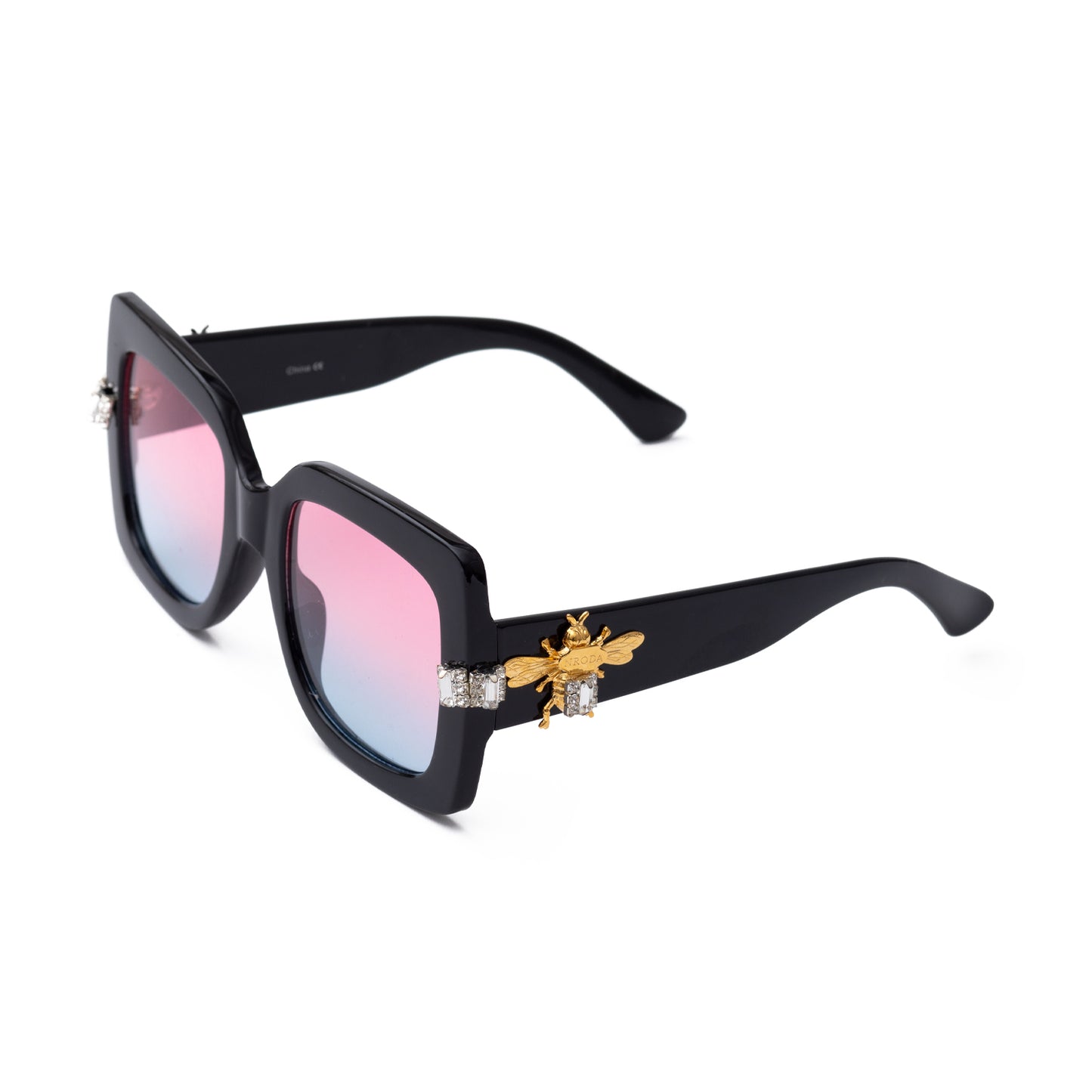 More than enough petite Berry blue gradient SUNNIES + OPTICS Sunglasses Collection- NRODA