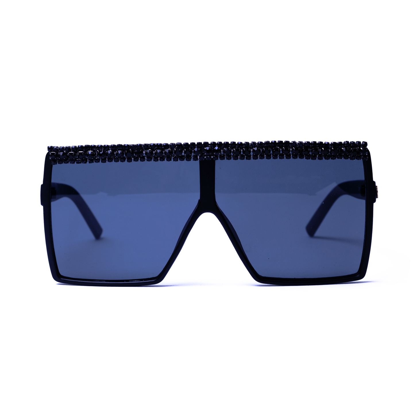 YOU SEE ME Jet black lens/jet black frame/black crystal SUNNIES + OPTICS TNEMNRODA- NRODA