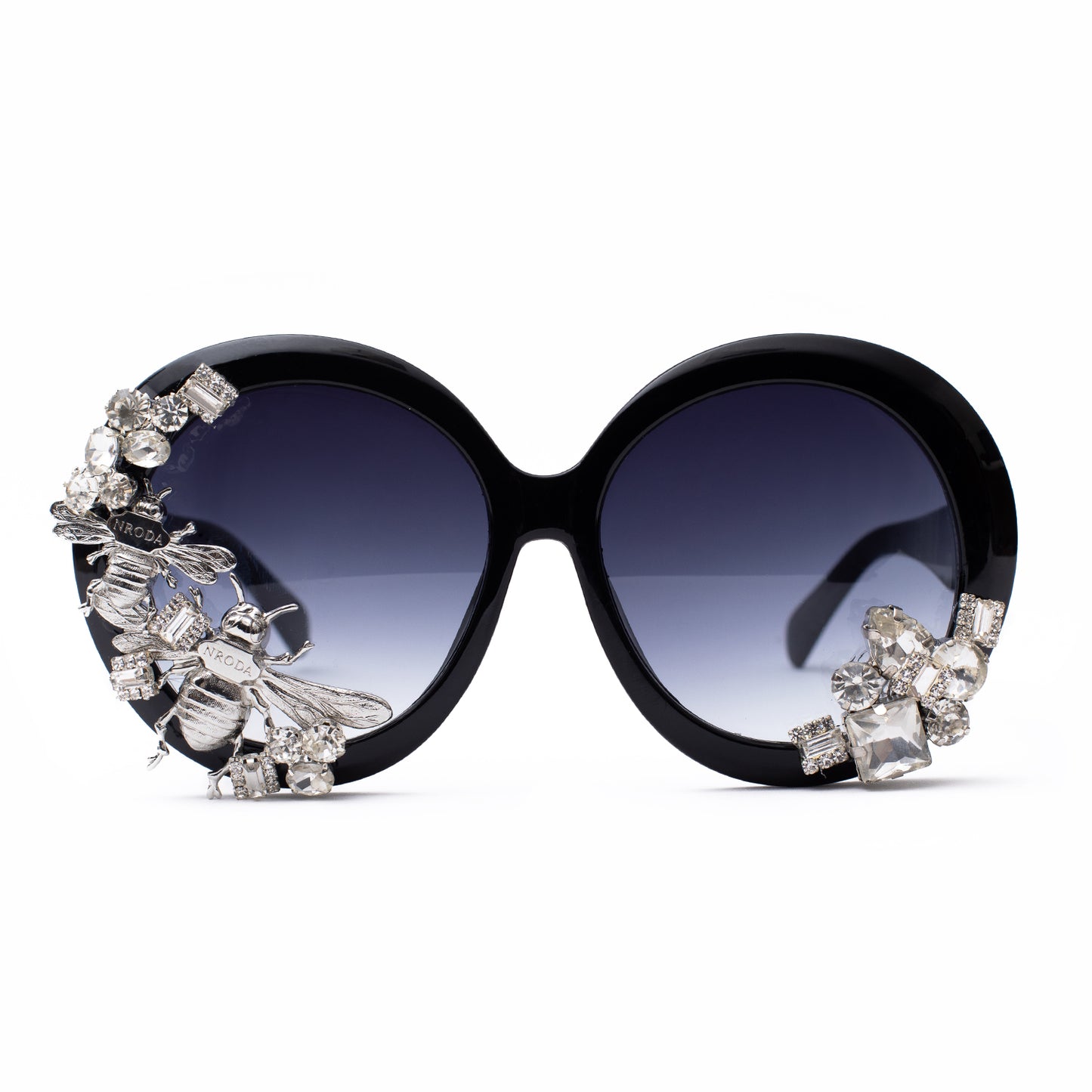 Prosperity Bee Jet black Luxe SUNNIES + OPTICS Sunglasses Collection, Tnemnroda man- NRODA