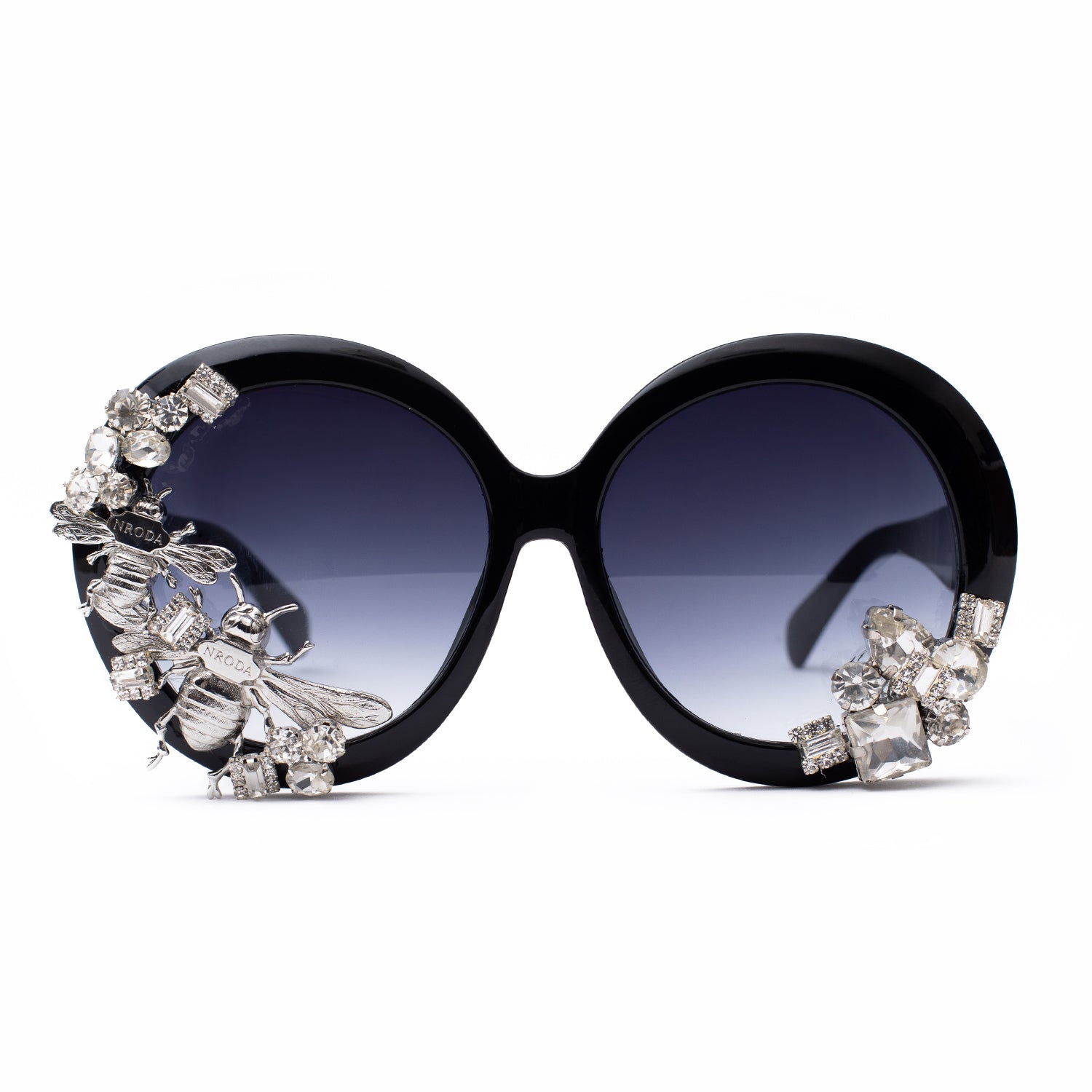 Prosperity Bee Jet black Luxe SUNNIES + OPTICS Sunglasses Collection, Tnemnroda man- NRODA