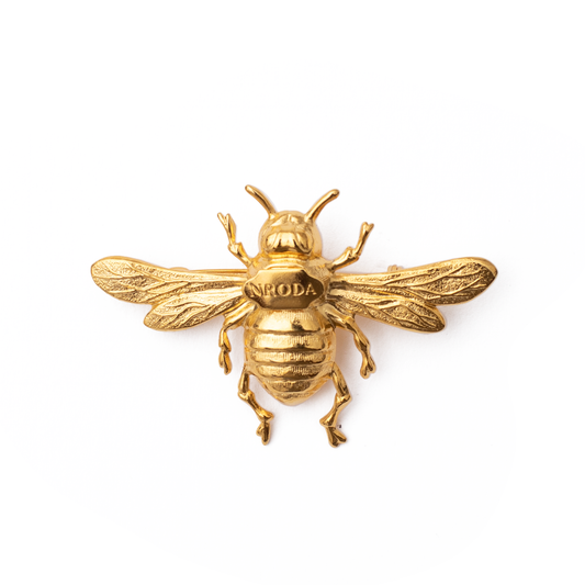 NRODA BEE PIN 24K GOLD PLATED BEE PIN Head pieces TNEMNRODAaccessories- NRODA