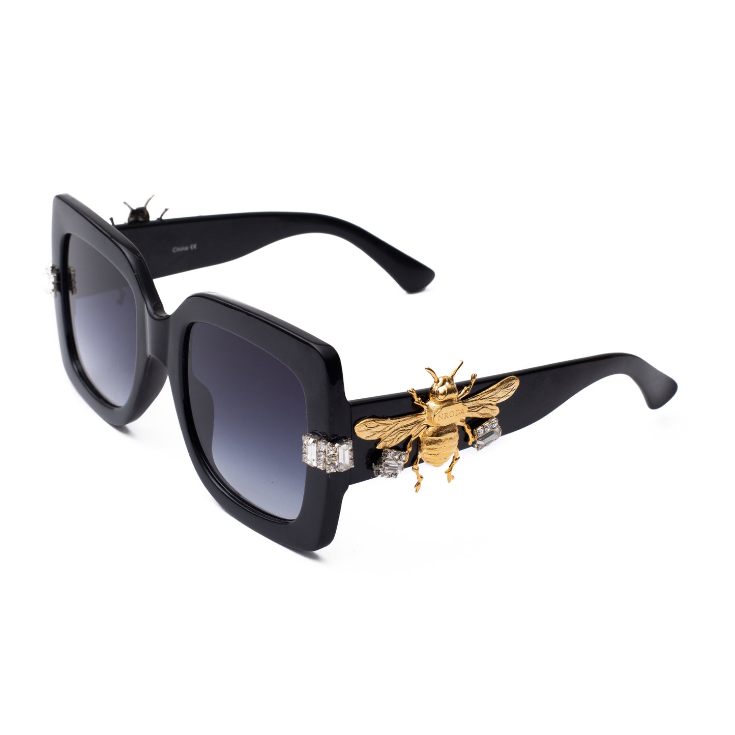 More than enough Jet black luxe SUNNIES + OPTICS Sunglasses Collection- NRODA