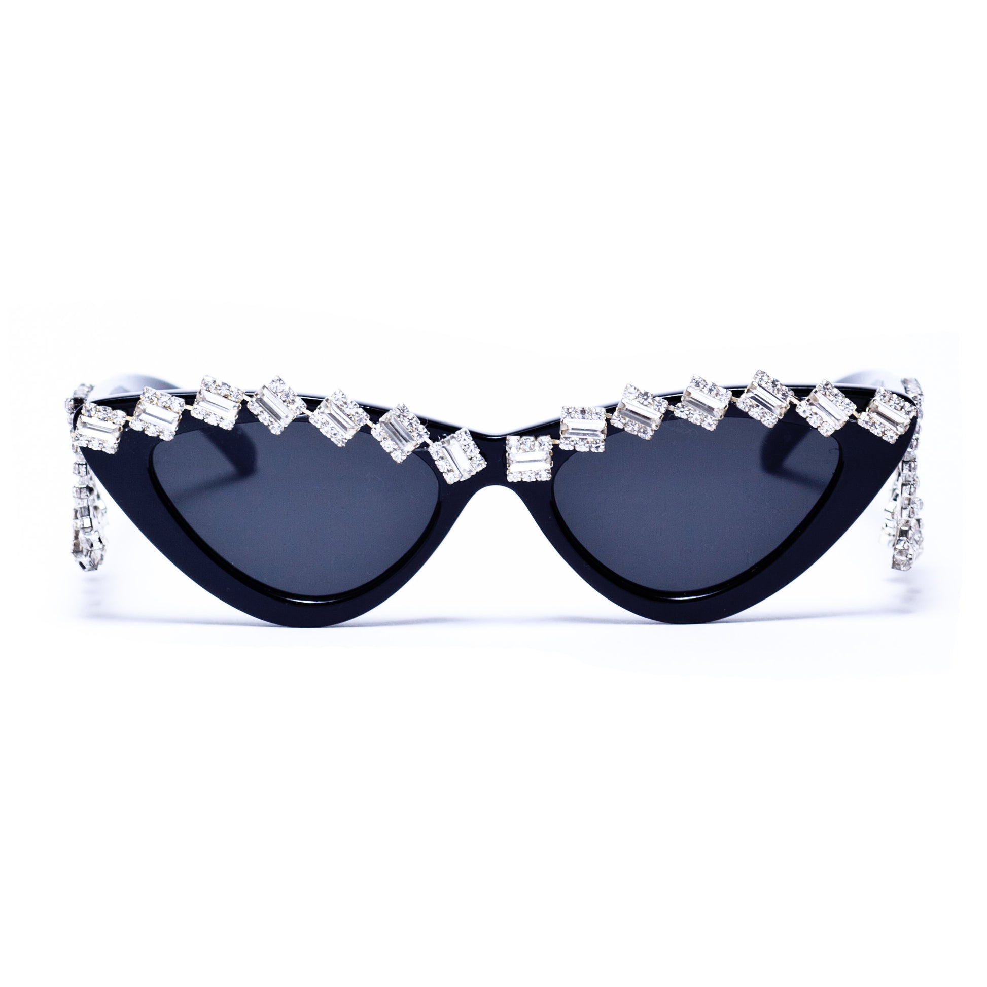 SHOWSTOPPER Jet black Luxe Eyewear Sunglasses Collection, Tnemnroda man- NRODA