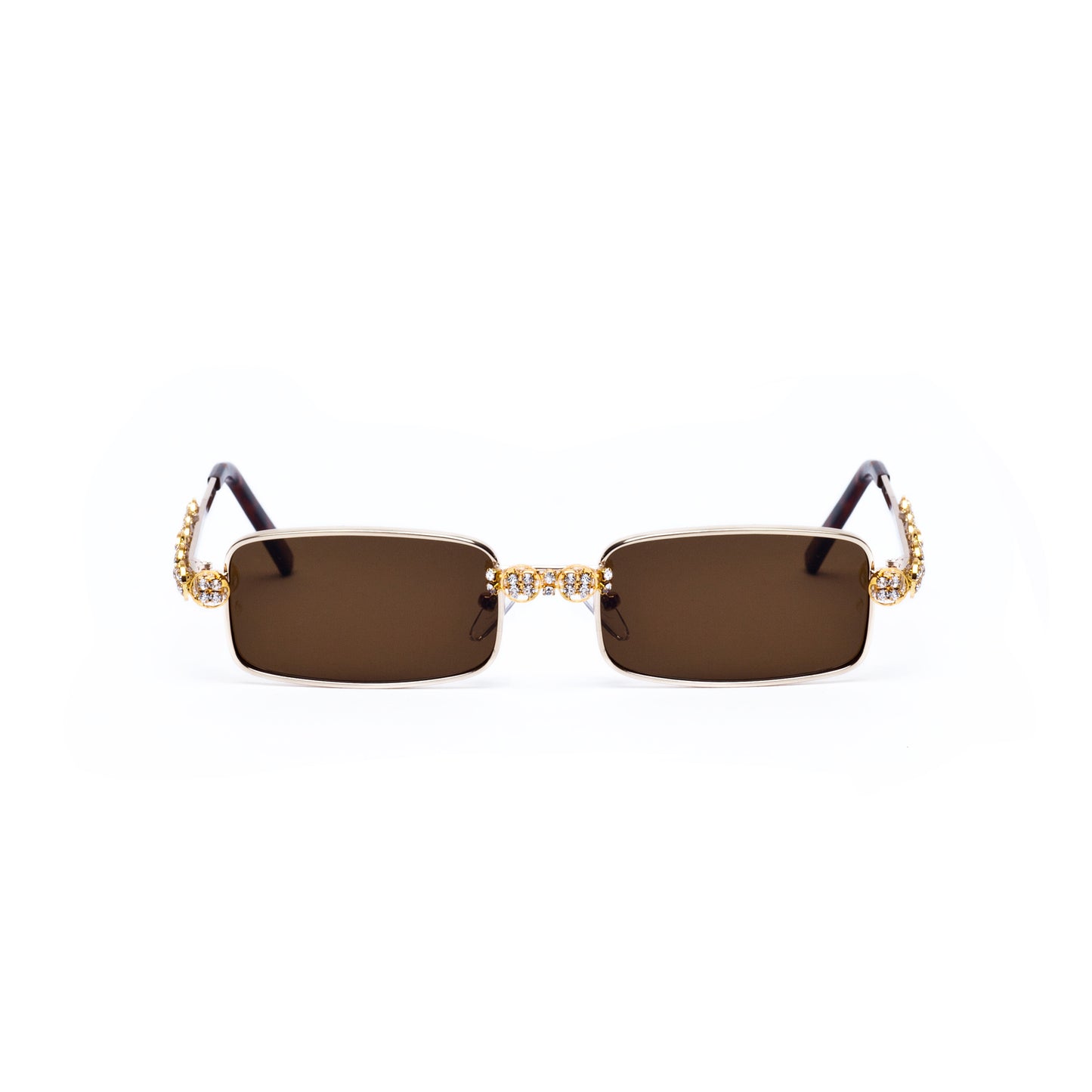 All About The Benjamins - Black Out Edition cocoa brown - gold frame/cocoa lens SUNNIES + OPTICS Sunglasses Collection- NRODA