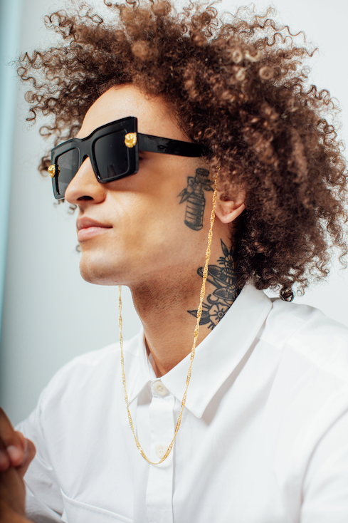 TWISTED SUNNIES CHAIN IN GOLD SUNNIES CHAIN TNEMNRODA- NRODA