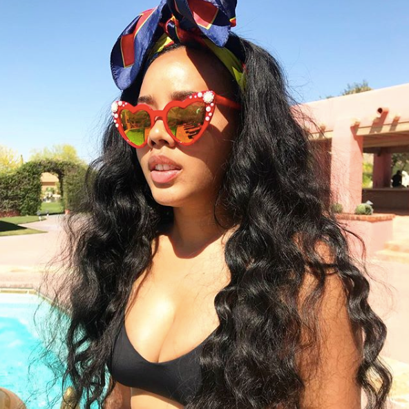 ANGELA SIMMONS IN THE BE MINE SUNNIES SUNNIES + OPTICS Sunglasses Collection, Tnemnroda man- NRODA