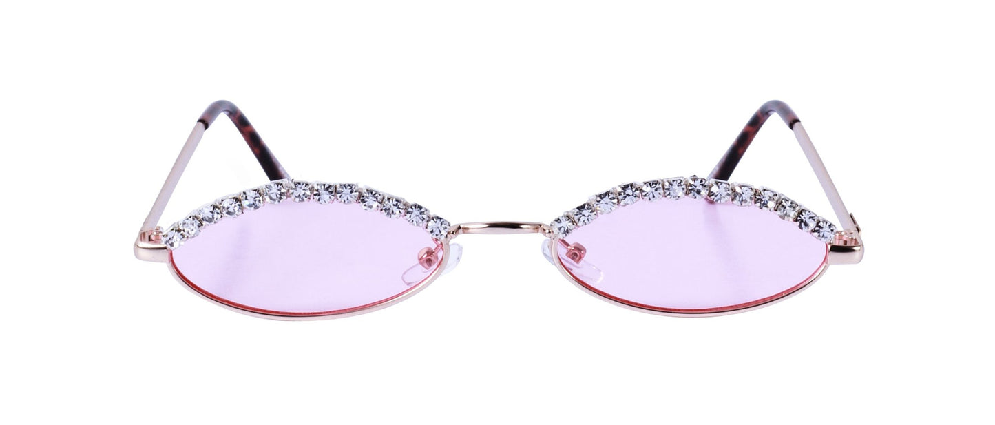 Peepin' You Sunnies: Bright Edition rose pink SUNNIES + OPTICS Sunglasses Collection- NRODA