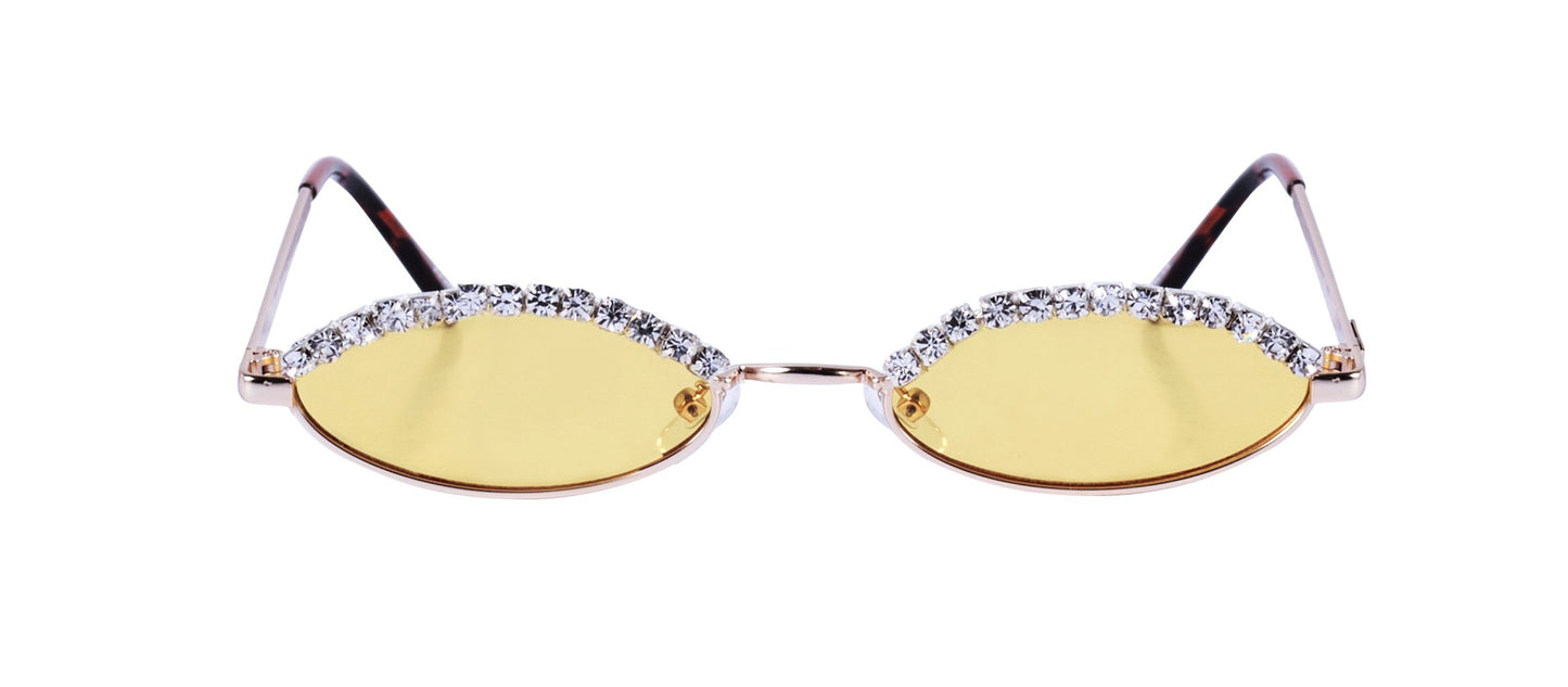 Peepin' You Sunnies: Bright Edition sunshine yellow SUNNIES + OPTICS Sunglasses Collection- NRODA