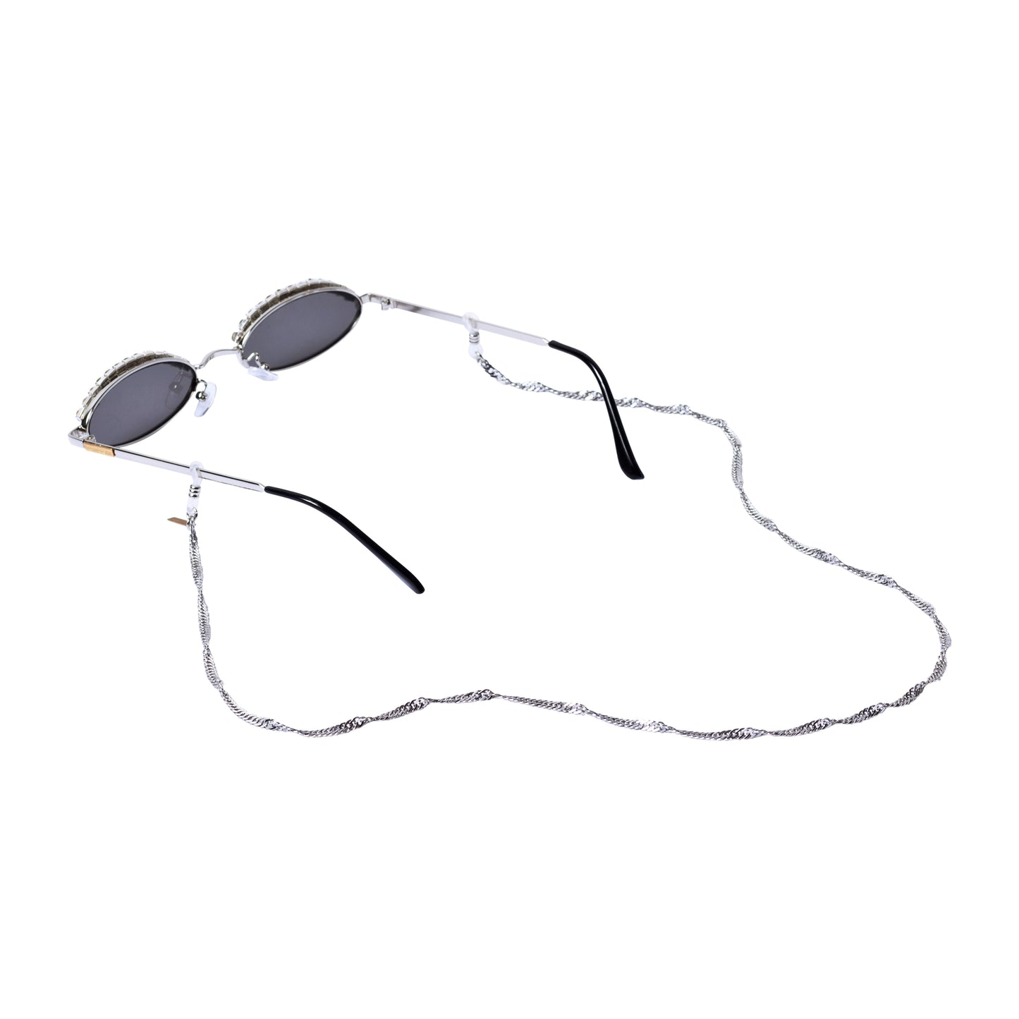 TWISTED SUNNIES CHAIN IN SILVER  SUNNIES CHAIN TNEMNRODA- NRODA