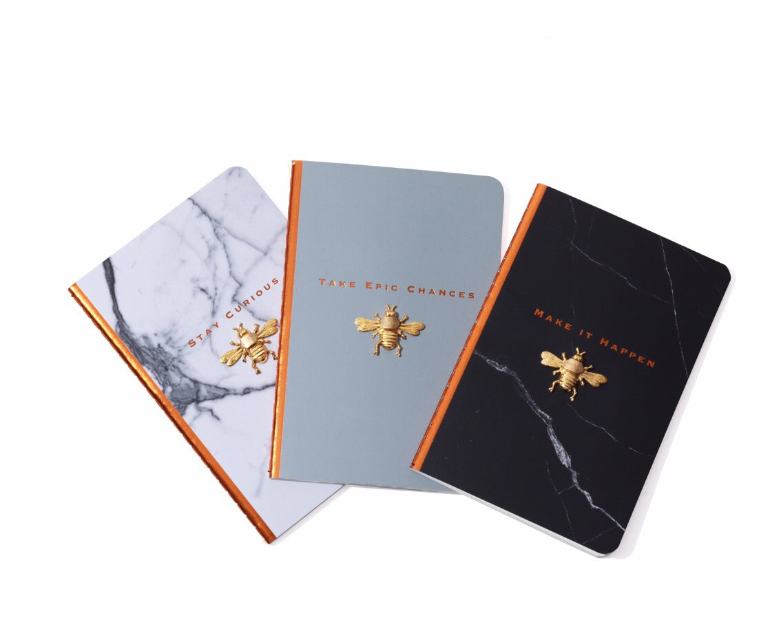 Nroda Bee Gratitude Journal - "Take Epic Chances" Get All 3! notebook NRODA- NRODA