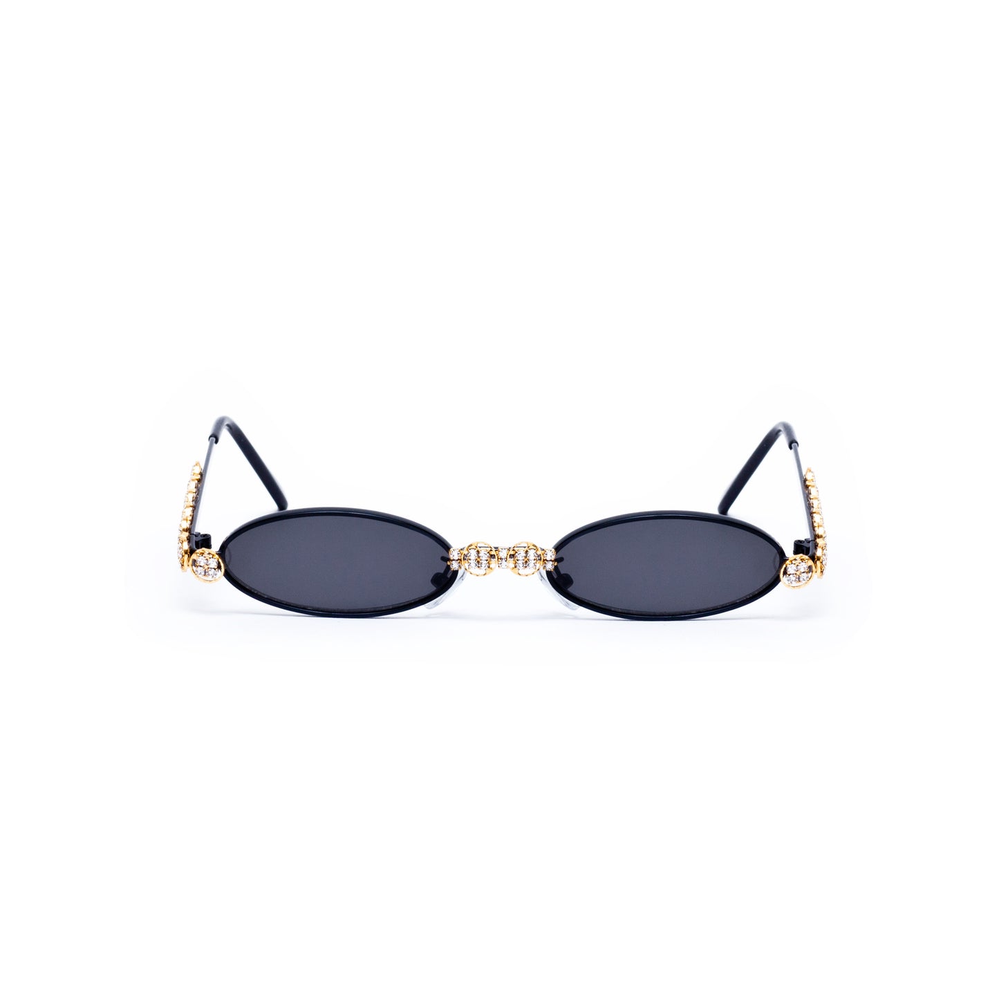 All About The Benjamins - ovalique Jet Black out SUNNIES + OPTICS Sunglasses Collection- NRODA