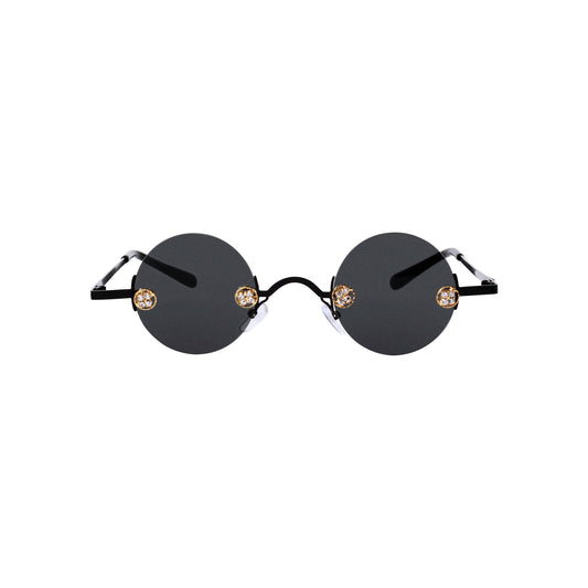 REAL DEAL Jet black SUNNIES + OPTICS Sunglasses Collection- NRODA