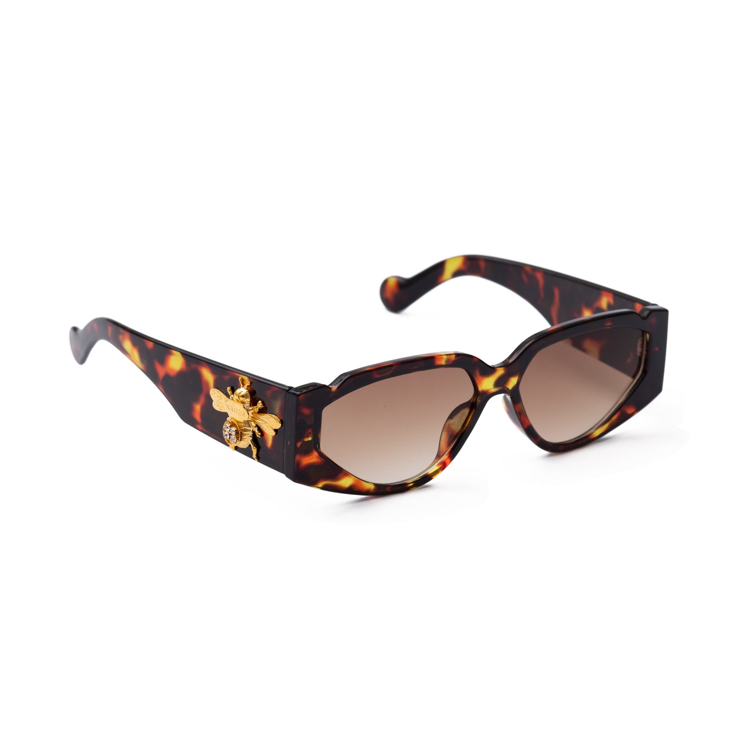 Nroda Gianni Love Bee Cocoa Brown Eyewear Sunglasses Collection, Tnemnroda man- NRODA