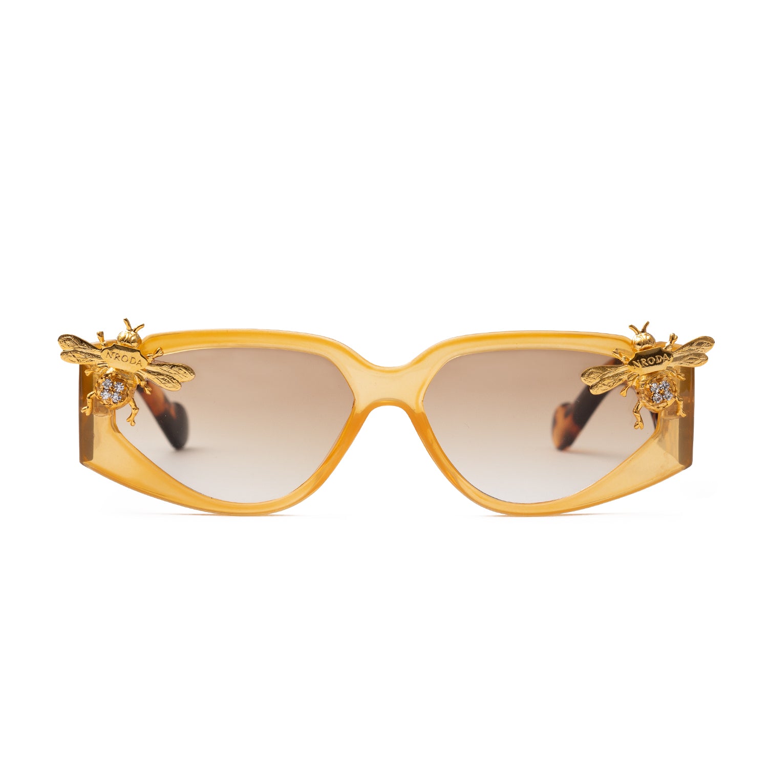 Nroda Riviera Bee - Gemstone Edition Citrine Eyewear Sunglasses Collection, Tnemnroda man- NRODA