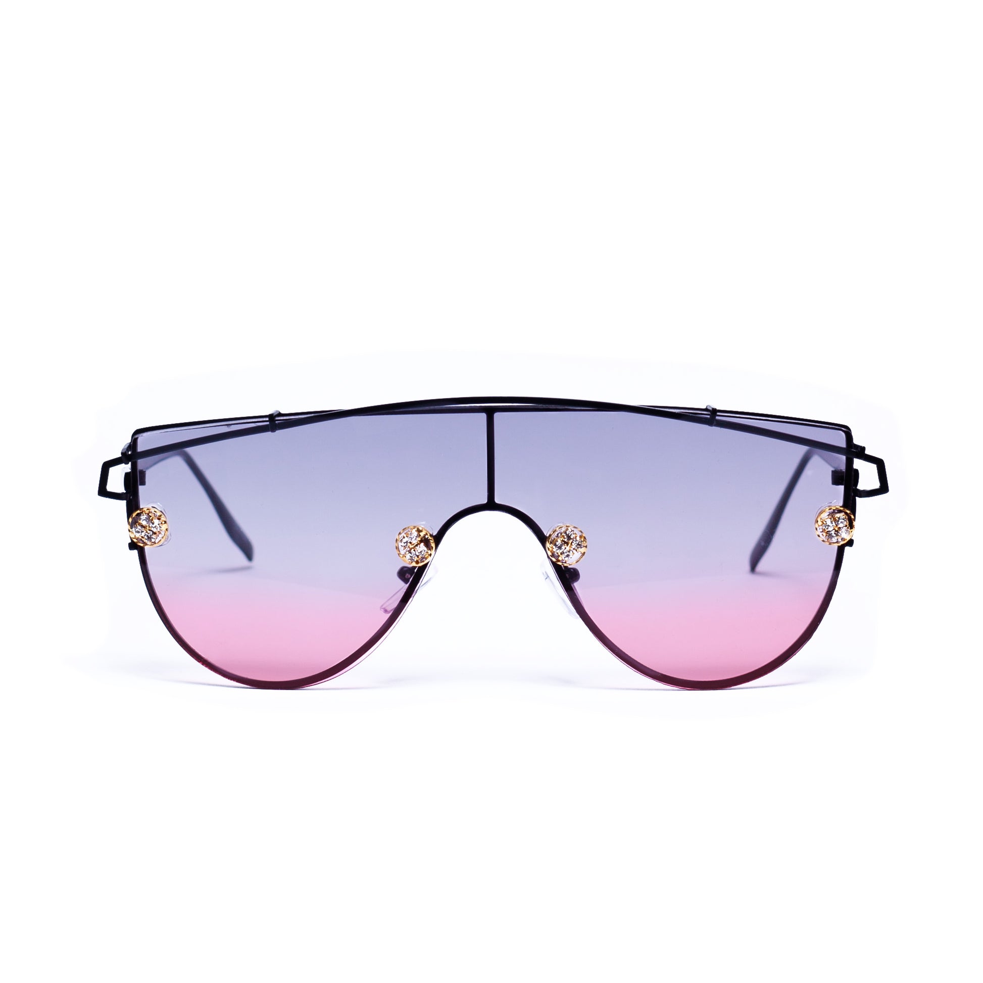AT YOUR BEST IN CLEAR HOLOGRAM LENS Cherry Gradient Lens SUNNIES + OPTICS Sunglasses Collection, Tnemnroda man- NRODA