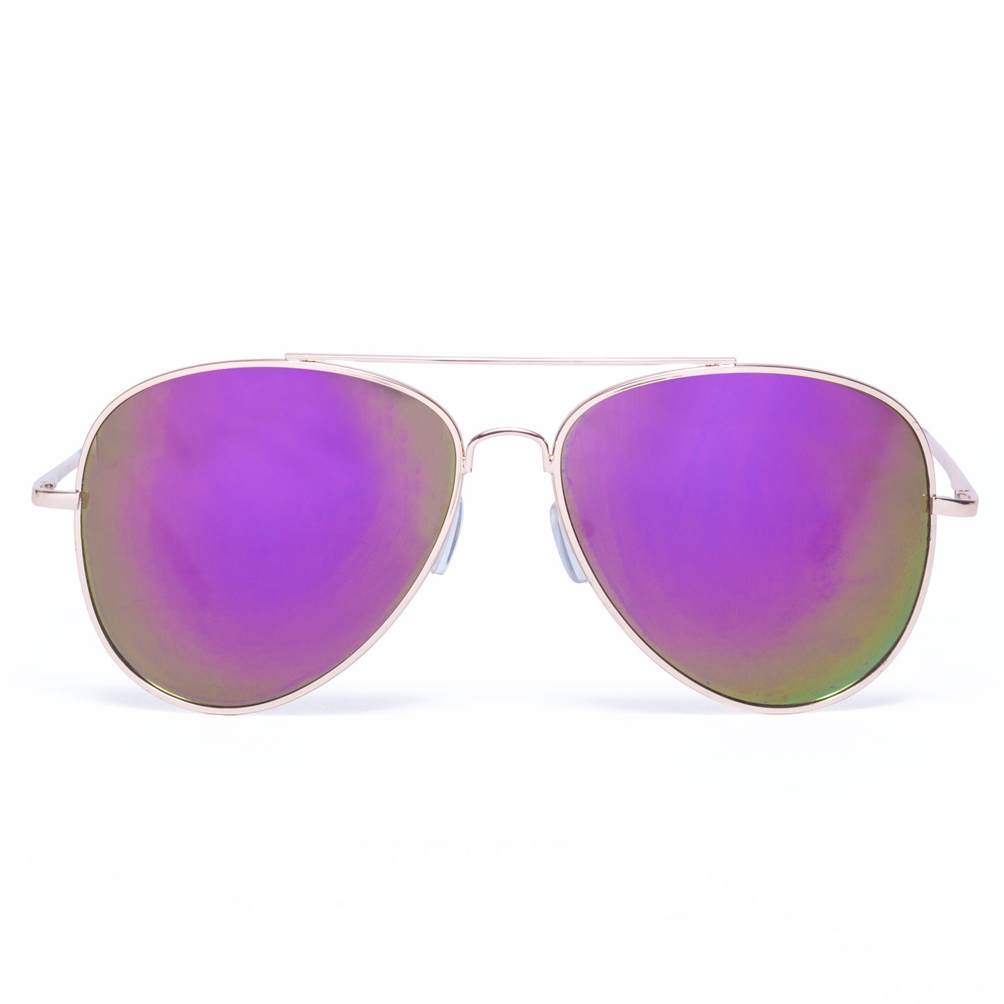 Mirror Mirror Aviators Plum mirror SUNNIES + OPTICS Sunglasses Collection, nudes- NRODA