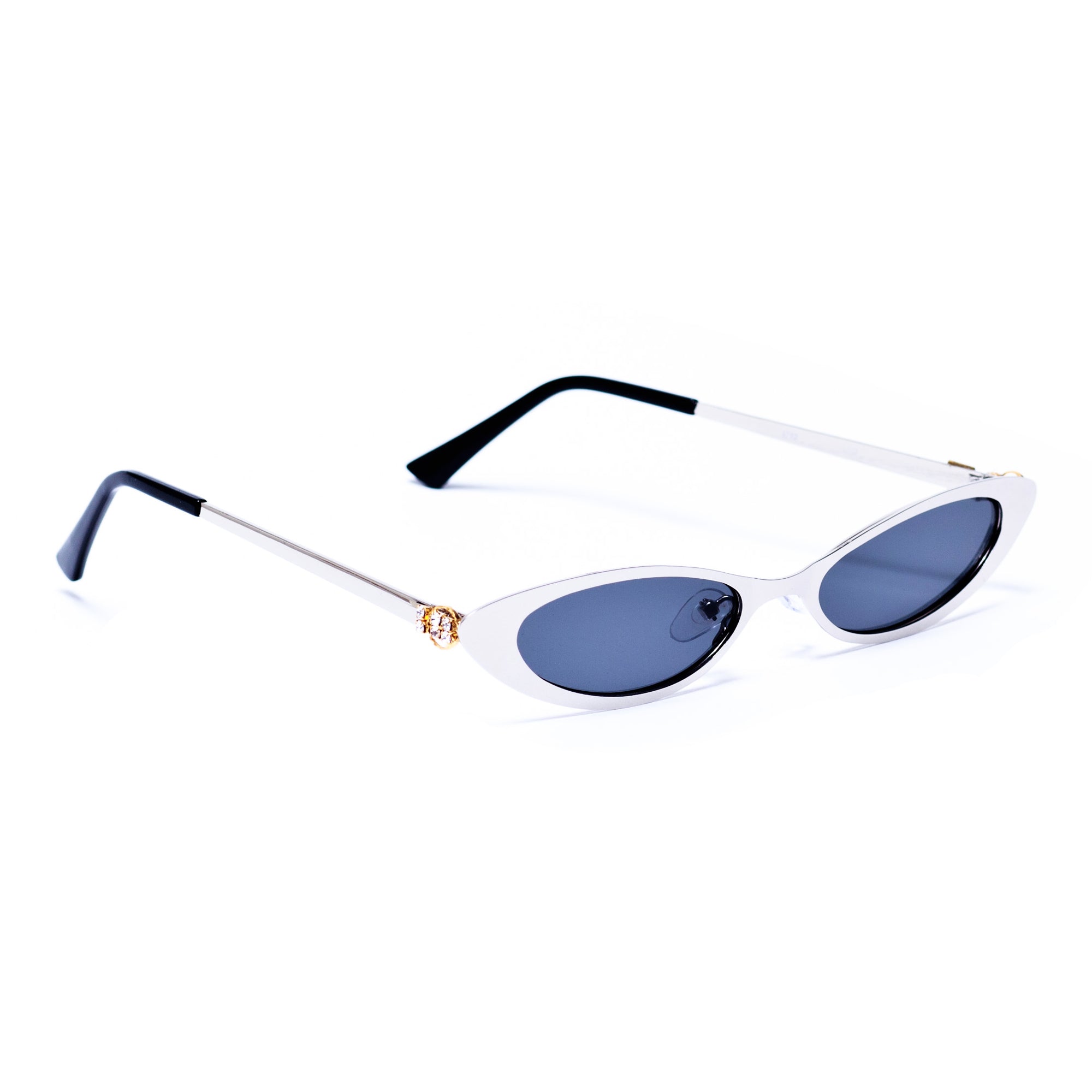Valentino Off-White Cat-Eye Sunglasses Valentino