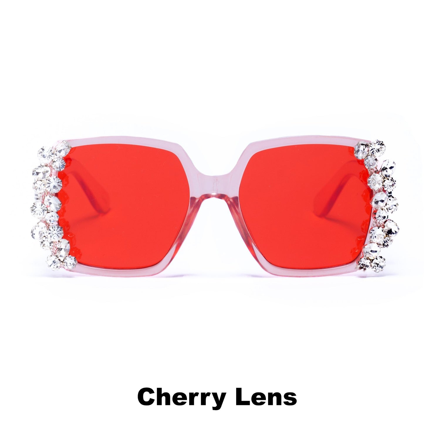 ICY DREAMS Cherry Lens - pink frame/red lens Eyewear Sunglasses Collection- NRODA