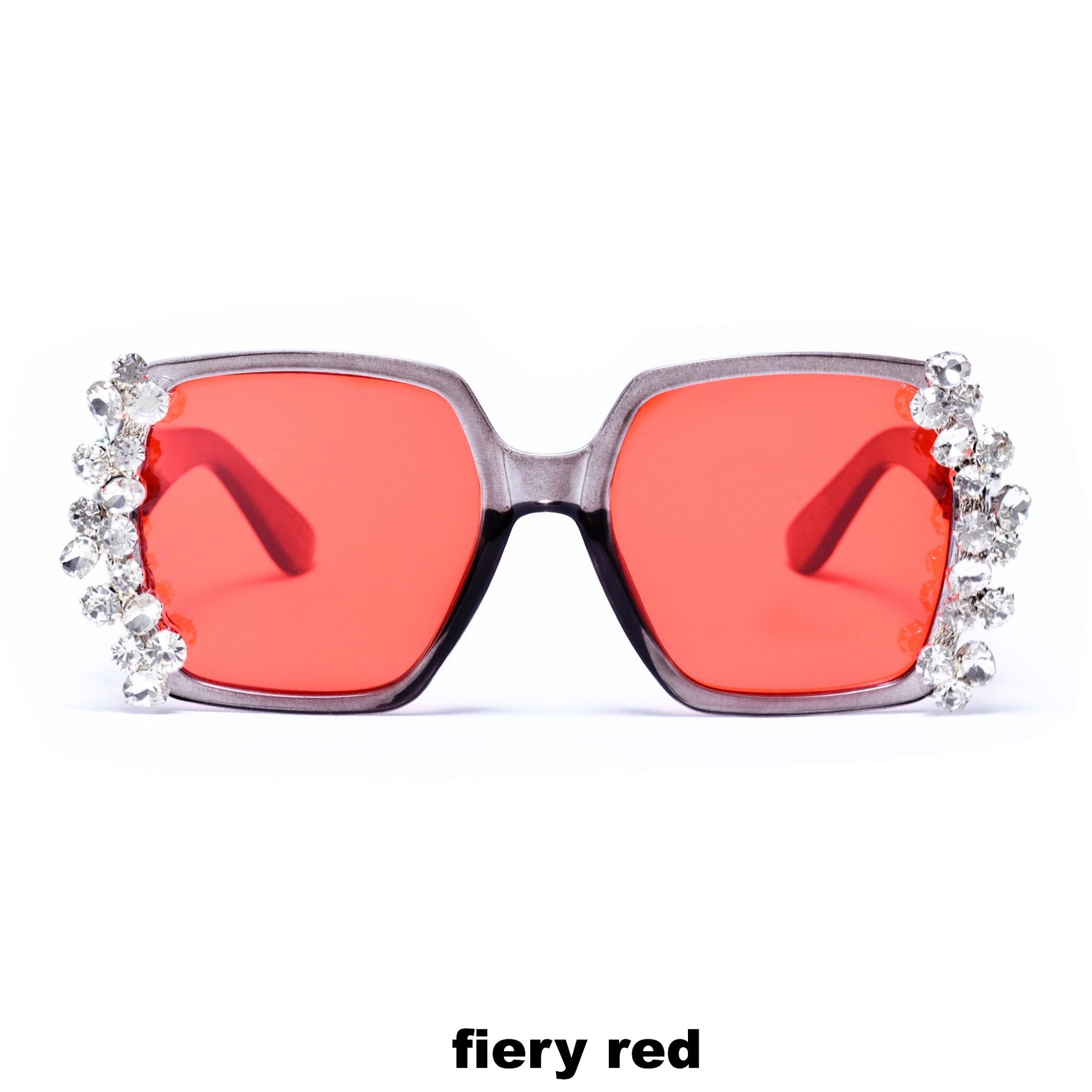 ICY DREAMS Fiery Red -Smoky frame/red lens Eyewear Sunglasses Collection- NRODA