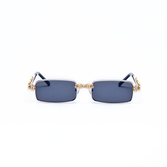 All About The Benjamins - Black Out Edition icy jet - silver frame/black lens SUNNIES + OPTICS Sunglasses Collection- NRODA