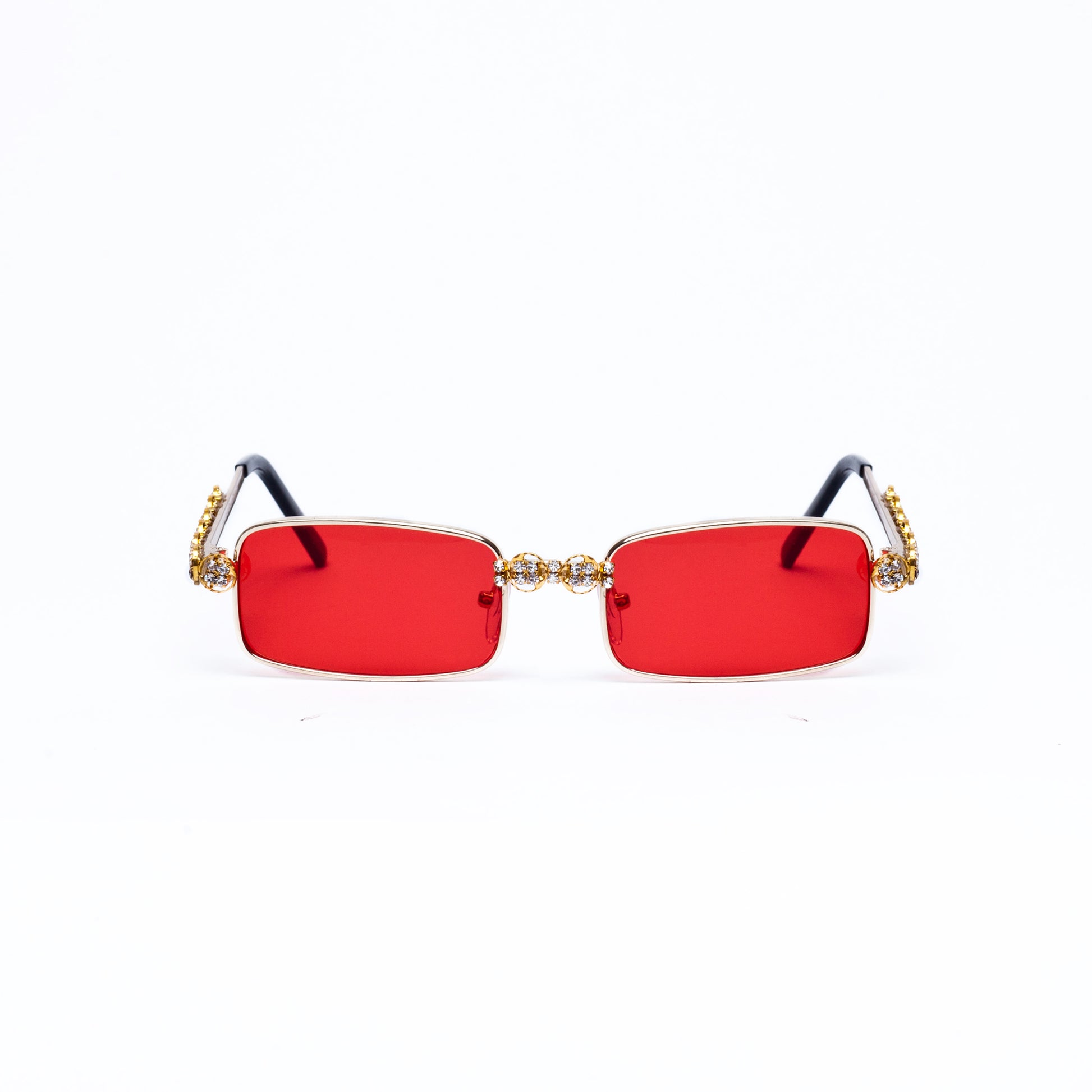 All About The Benjamins cherry red SUNNIES + OPTICS Sunglasses Collection- NRODA