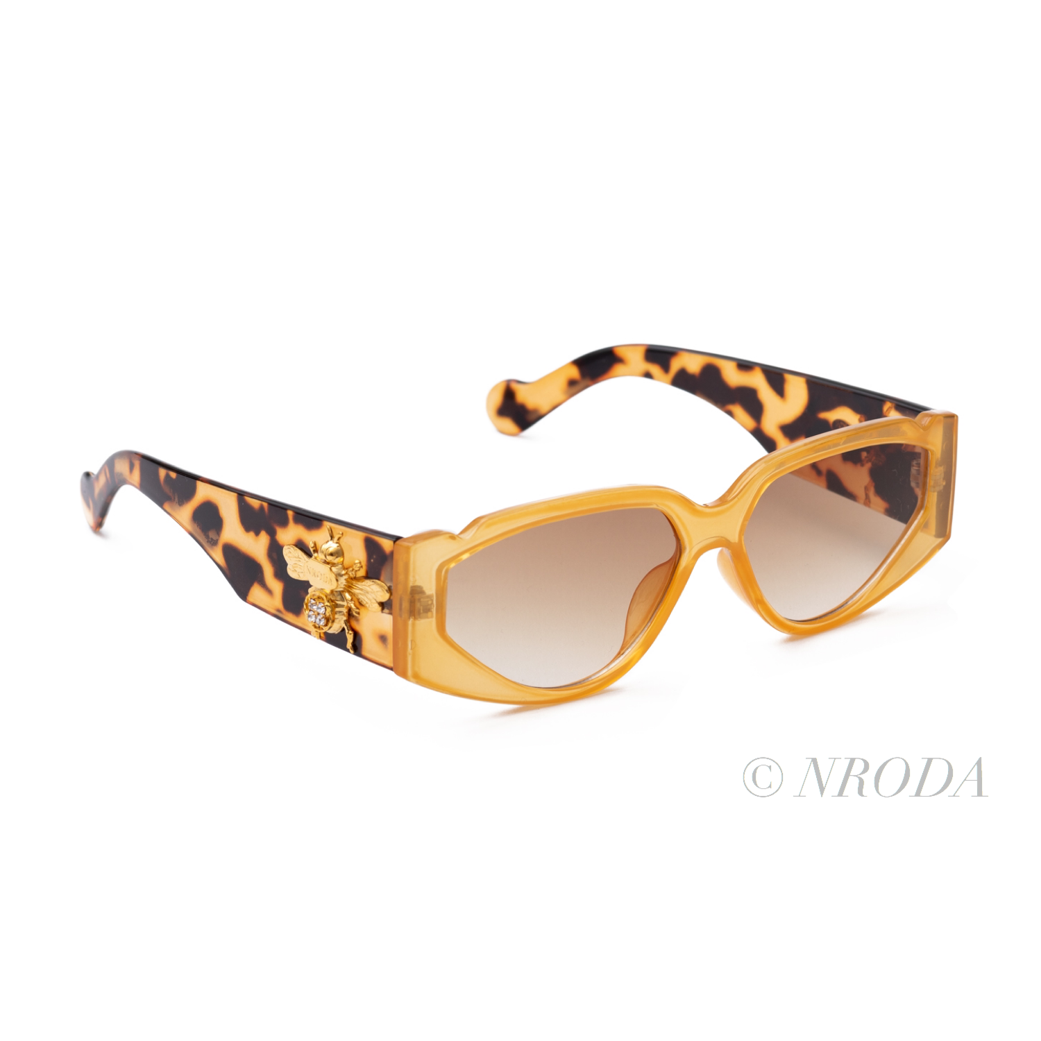Nroda Gianni Love Bee - Gemstone edition Citrine Eyewear Sunglasses Collection, Tnemnroda man- NRODA